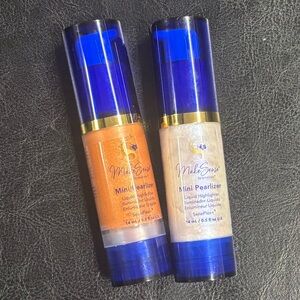 Blue and Orange Lip Balm Set